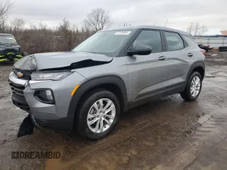 2023 Chevrolet TrailBlazer LS with VIN KL79MNSL7PB175308, listed as a Copart auction lot 87205664 with 3,817 mi miles and Salvage Title. Bid and sale history available at carsss.com. Image 1.