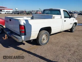 1999 Dodge Ram 2500 with VIN 3B7KC26Z4XM501014, listed as a IAAI auction lot 41859177 with 164,277 mi miles. Bid and sale history available at carsss.com. Image 4.