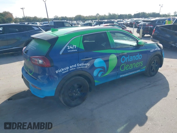 2018 Kia Niro LX with VIN KNDCB3LC2J5158021, listed as a IAAI auction lot 41435901 with 74,455 mi miles. Bid and sale history available at carsss.com. Image 4.