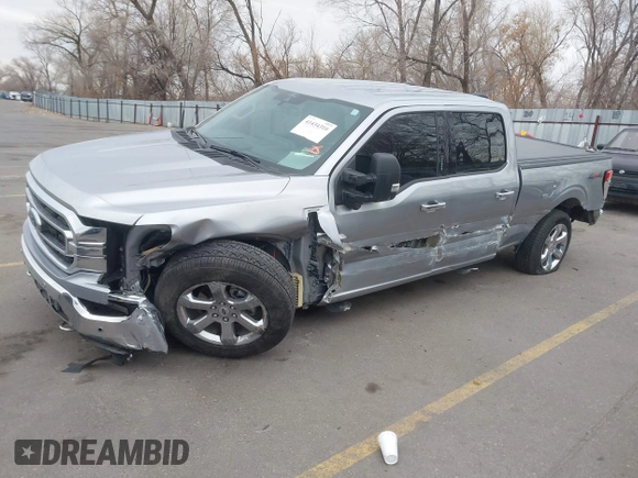 2021 Ford F-150 XL with VIN 1FTFW1E80MFC88733, listed as a IAAI auction lot 41434310 with 31,295 mi miles. Bid and sale history available at carsss.com. Image 2.