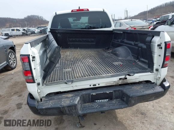 2022 Nissan Frontier S with VIN 1N6ED1CM6NN617859, listed as a IAAI auction lot 41722628 with 55,561 mi miles and . Bid and sale history available at DreamBid. Image 6.