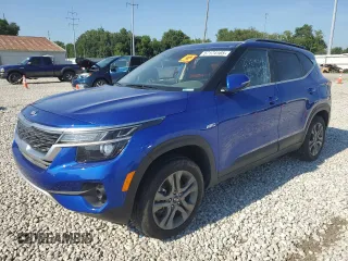 2021 Kia Seltos S with VIN KNDEUCAA2M7231238, listed as a Copart auction lot 57174185 with Not provided miles and Salvage title. Bid and sale history available at DreamBid. Image 1.