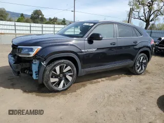 2025 Volkswagen Atlas SE with VIN 1V2WE2CAXSC201609, listed as a Copart auction lot 50096175 with 9,408 mi miles and Clean title. Bid and sale history available at DreamBid. Image 1.