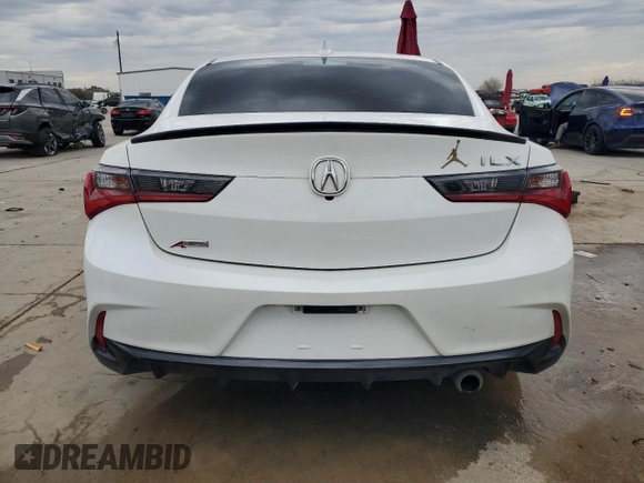 2020 Acura ILX w/Premium/A-SPEC Pkg with VIN 19UDE2F83LA006726, listed as a Copart auction lot 88678415 with 53,089 mi miles and Clean Title. Bid and sale history available at carsss.com. Image 6.