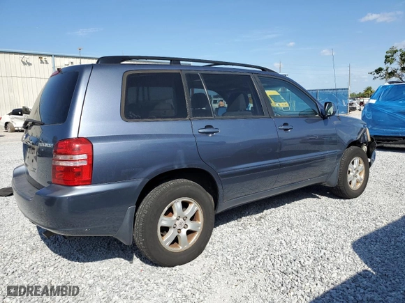 2003 Toyota Highlander with VIN JTEHF21A730150126, listed as a Copart auction lot 50927165 with 171,841 mi miles and Salvage Title. Bid and sale history available at carsss.com. Image 3.