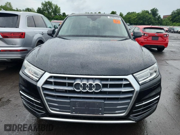 2018 Audi Q5 Premium with VIN WA1ANAFY0J2175633, listed as a Copart auction lot 63984335 with 79,084 mi miles and Salvage title. Bid and sale history available at DreamBid. Image 5.