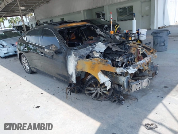 2015 Infiniti Q50 Premium with VIN JN1BV7AP6FM341373, listed as a IAAI auction lot 42216071 with Not provided miles and . Bid and sale history available at DreamBid. Image 1.
