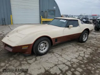 1981 Chevrolet Corvette with VIN 1G1AY8767B5104456, listed as a Copart auction lot 43316705 with 75,165 mi miles and Clean Title. Bid and sale history available at carsss.com. Image 1.