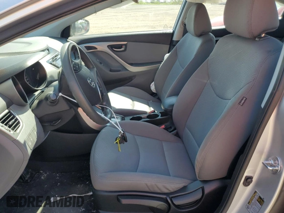 2013 Hyundai Elantra GLS with VIN 5NPDH4AE4DH262205, listed as a Copart auction lot 58466865 with 94,201 mi miles and Salvage title. Bid and sale history available at DreamBid. Image 7.