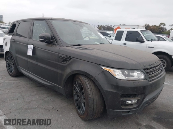 2016 Land Rover Range Rover Sport V6 HSE with VIN SALWR2VF8GA565814, listed as a IAAI auction lot 42173060 with 96,705 mi miles. Bid and sale history available at carsss.com. Image 1.