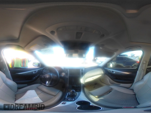 2018 Infiniti Q50 3.0t LUXE with VIN JN1EV7AP5JM362091, listed as a IAAI auction lot 41402140 with 73,355 mi miles. Bid and sale history available at carsss.com. Image 18.