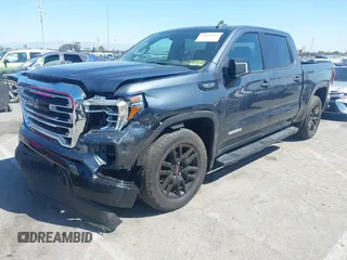 2022 GMC Sierra 1500 Limited Elevation with VIN 1GTU9CED8NZ180495, listed as a IAAI auction lot 41838399 with 20,287 mi miles. Bid and sale history available at carsss.com. Image 2.