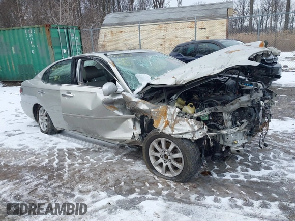 2004 Lexus ES 350 with VIN JTHBA30G145025601, listed as a IAAI auction lot 41352233 with 220,258 mi miles and . Bid and sale history available at DreamBid. Image 1.
