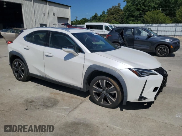 2019 Lexus UX 200 with VIN JTHY3JBH4K2014900, listed as a Copart auction lot 57778535 with 110,954 mi miles and Salvage title. Bid and sale history available at DreamBid. Image 4.