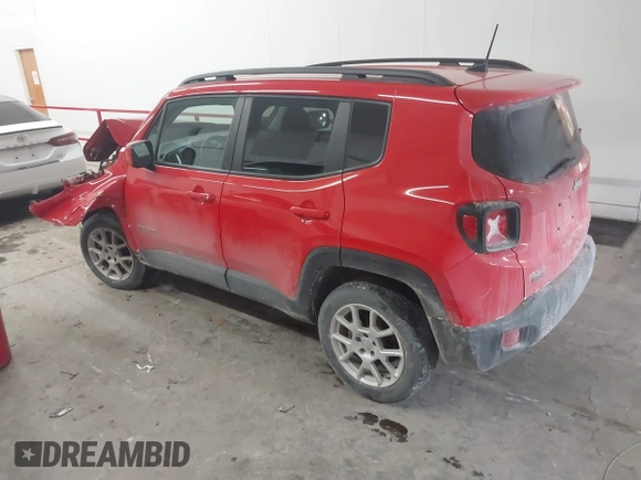 2020 Jeep Renegade Latitude with VIN ZACNJBBB3LPL03749, listed as a IAAI auction lot 41623690 with 1 mi miles. Bid and sale history available at carsss.com. Image 3.