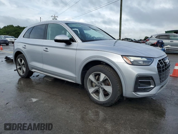 2023 Audi Q5 Premium Plus with VIN WA1BBAFY6P2041523, listed as a Copart auction lot 61055955 with 40,357 mi miles and Salvage title. Bid and sale history available at DreamBid. Image 4.
