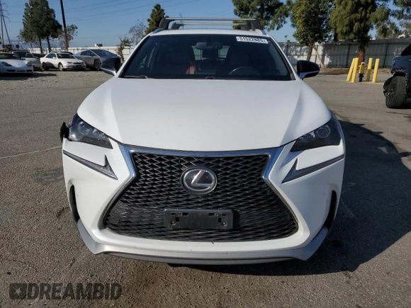 2016 Lexus NX 200t with VIN JTJYARBZ2G2046702, listed as a Copart auction lot 51522885 with 155,410 mi miles and Salvage Title. Bid and sale history available at carsss.com. Image 5.
