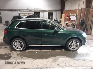 2018 Audi Q5 Premium Plus with VIN WA1BNAFY9J2090780, listed as a IAAI auction lot 41370112 with 55,767 mi miles. Bid and sale history available at carsss.com. Image 13.