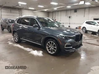 2019 BMW X5 xDrive40i with VIN 5UXCR6C54KLL36067, listed as a IAAI auction lot 41834002 with 54,200 mi miles. Bid and sale history available at carsss.com. Image 1.