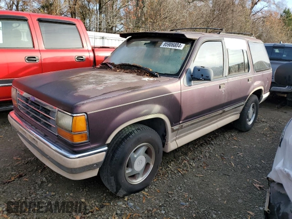 1994 Ford Explorer Eddie Bauer with VIN 1FMDU32X8RUB49646, listed as a Copart auction lot 85906804 with 11,802 mi miles and Salvage title. Bid and sale history available at DreamBid. Image 1.