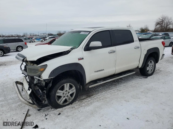 2008 Toyota Tundra 4WD Truck LTD with VIN 5TBDV58128S493081, listed as a Copart auction lot 42760865 with 0 mi miles and Salvage Title. Bid and sale history available at carsss.com. Image 1.