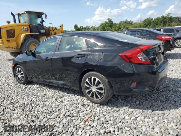 2017 Honda Civic Sedan LX with VIN 2HGFC2F5XHH575909, listed as a Copart auction lot 51292595 with 77,118 mi miles and Salvage Title. Bid and sale history available at carsss.com. Image 2.