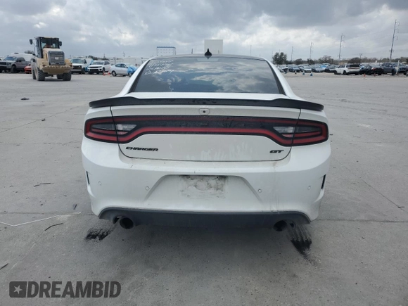 2020 Dodge Charger GT with VIN 2C3CDXHG9LH145425, listed as a Copart auction lot 44432705 with 125,752 mi miles and Salvage Title. Bid and sale history available at carsss.com. Image 6.