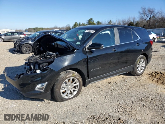 2021 Chevrolet Equinox LT with VIN 3GNAXKEV4ML394893, listed as a Copart auction lot 86862614 with 29,346 mi miles and Salvage Title. Bid and sale history available at DreamBid. Image 1.