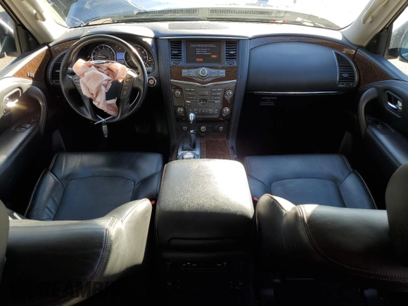 2018 Nissan Armada Platinum with VIN JN8AY2NE0J9732269, listed as a Copart auction lot 84616674 with 89,443 mi miles and Salvage Title. Bid and sale history available at carsss.com. Image 8.