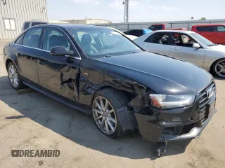 2016 Audi A4 Premium with VIN WAUAFAFL7GN013459, listed as a Copart auction lot 70289984 with 111,655 mi miles and Salvage Title. Bid and sale history available at carsss.com. Image 4.