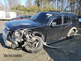 2010 Ford Explorer Eddie Bauer with VIN 1FMEU7EE3AUA97224, listed as a Copart auction lot 47196985 with 222,066 mi miles and Salvage Title. Bid and sale history available at carsss.com. Image 1.