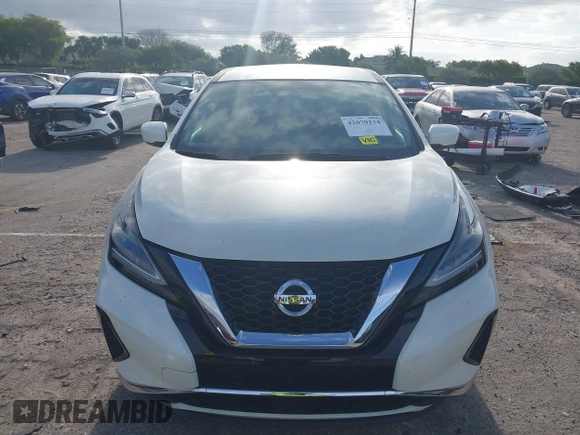 2022 Nissan Murano S z VIN 5N1AZ2ASXNC121965, wystawiony jako IAAI lot #42070134 z przebiegiem 26 019 mil mil oraz . Historia ofert i sprzedaży dostępna na DreamBid. Obrazek 13.