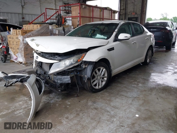 2013 Kia Optima LX with VIN 5XXGM4A72DG258725, listed as a IAAI auction lot 41981412 with 148,173 mi miles and . Bid and sale history available at carsss.com. Image 2.