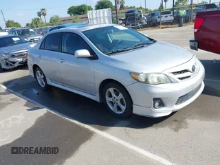 2012 Toyota Corolla L with VIN 2T1BU4EEXCC866050, listed as a IAAI auction lot 42140147 with 212,814 mi miles. Bid and sale history available at carsss.com. Image 1.