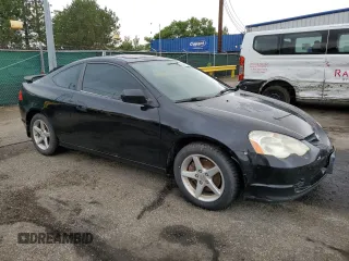 2002 Acura RSX Type S with VIN JH4DC53062C024756, listed as a Copart auction lot 65296325 with 187,957 mi miles and Clean title. Bid and sale history available at DreamBid. Image 4.