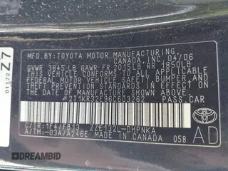 2006 Toyota Matrix STD with VIN 2T1KR32E96C603262, listed as a IAAI auction lot 41982681 with 241,242 mi miles and . Bid and sale history available at carsss.com. Image 9.