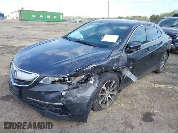 2015 Acura TLX with VIN 19UUB1F34FA024888, listed as a IAAI auction lot 41904887 with 72,112 mi miles. Bid and sale history available at carsss.com. Image 17.