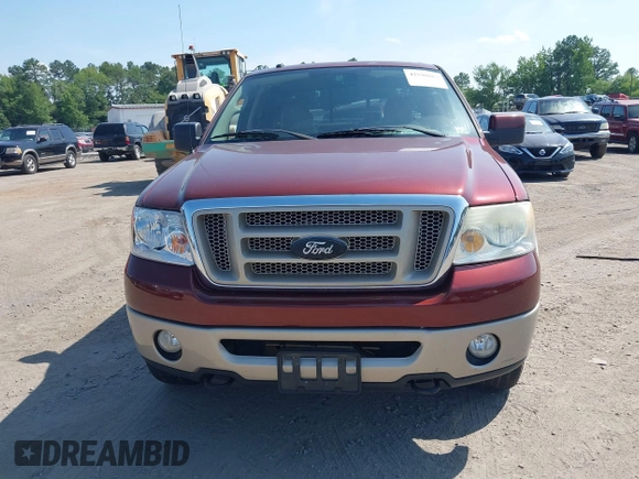2007 Ford F-150 XLT with VIN 1FTPW14V67KC57154, listed as a IAAI auction lot 42596067 with 145,222 mi miles and . Bid and sale history available at DreamBid. Image 12.