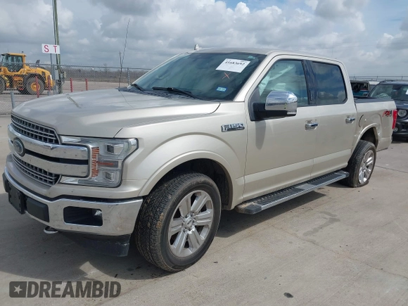 2018 Ford F-150 XL with VIN 1FTEW1E57JKC06727, listed as a IAAI auction lot 41683692 with 125,556 mi miles and . Bid and sale history available at DreamBid. Image 17.