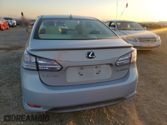 2010 Lexus HS 250h with VIN JTHBB1BA1A2013228, listed as a Copart auction lot 83495514 with 139,723 mi miles and Salvage Title. Bid and sale history available at DreamBid. Image 6.