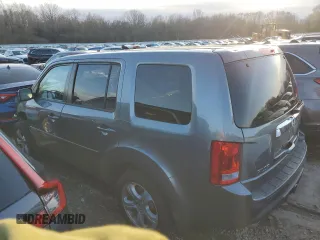 2013 Honda Pilot EX-L with VIN 5FNYF4H65DB076189, listed as a Copart auction lot 84248024 with 117,486 mi miles and Salvage Title. Bid and sale history available at carsss.com. Image 2.