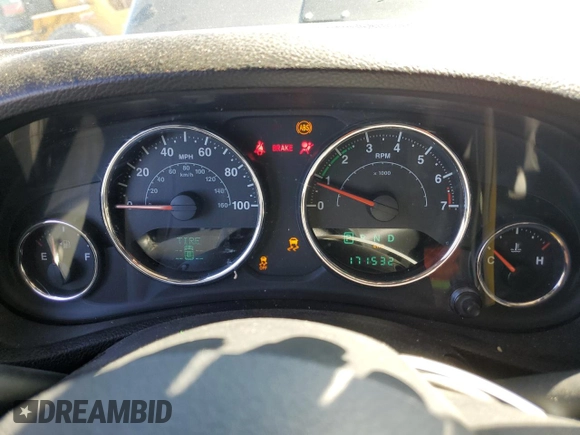 2014 Jeep Wrangler Unlimited Rubicon with VIN 1C4BJWFG8EL188494, listed as a Copart auction lot 46281415 with 171,532 mi miles and Salvage Title. Bid and sale history available at carsss.com. Image 9.