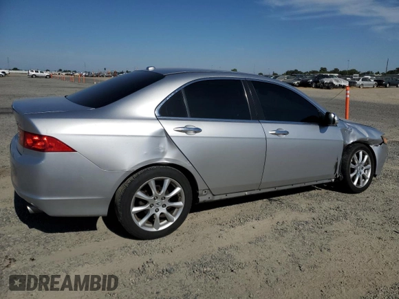 2007 Acura TSX Navi with VIN JH4CL96927C020580, listed as a Copart auction lot 58864535 with 167,172 mi miles and Salvage title. Bid and sale history available at DreamBid. Image 3.