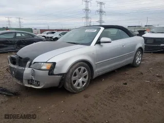 2003 Audi A4 3.0L with VIN WAUAT48H03K017352, listed as a Copart auction lot 82032444 with 155,535 mi miles and Salvage Title. Bid and sale history available at carsss.com. Image 1.