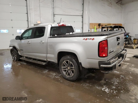 2020 Chevrolet Colorado 4WD Work Truck with VIN 1GCGTBEN5L1107601, listed as a Copart auction lot 88731155 with 24,869 mi miles and Salvage Title. Bid and sale history available at carsss.com. Image 2.