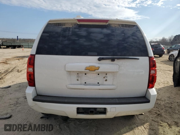 2014 Chevrolet Tahoe Commercial with VIN 1GNSK2E01ER165329, listed as a Copart auction lot 45497085 with 151,005 mi miles and Salvage title. Bid and sale history available at DreamBid. Image 6.