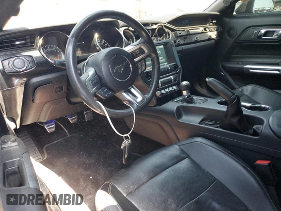 2015 Ford Mustang GT with VIN 1FA6P8CF2F5301424, listed as a Copart auction lot 57391475 with 77,938 mi miles and Salvage title. Bid and sale history available at DreamBid. Image 8.