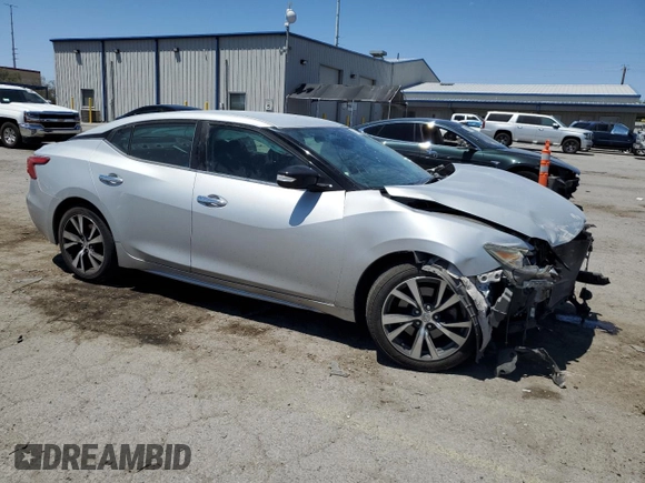 2017 Nissan Maxima SV with VIN 1N4AA6AP6HC371681, listed as a Copart auction lot 61764265 with 108,715 mi miles and Salvage title. Bid and sale history available at DreamBid. Image 4.