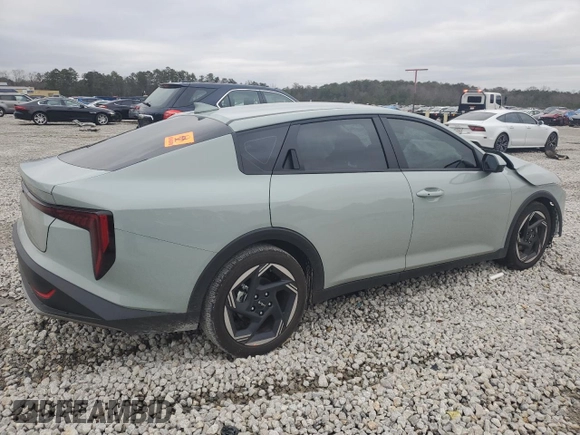2025 Kia K4 EX with VIN 3KPFU4DE2SE014763, listed as a Copart auction lot 41344835 with 0 mi miles and Salvage Title. Bid and sale history available at carsss.com. Image 3.