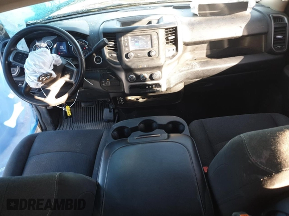 2019 Ram 3500 Tradesman with VIN 3C63R3CL2KG600597, listed as a Copart auction lot 80757054 with 64,802 mi miles and Salvage Title. Bid and sale history available at carsss.com. Image 8.